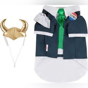 President Loki dog costume